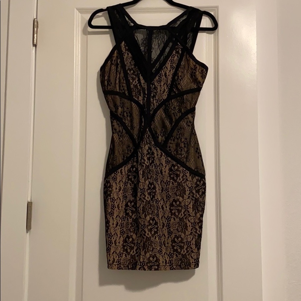Forever 21 black lace dress